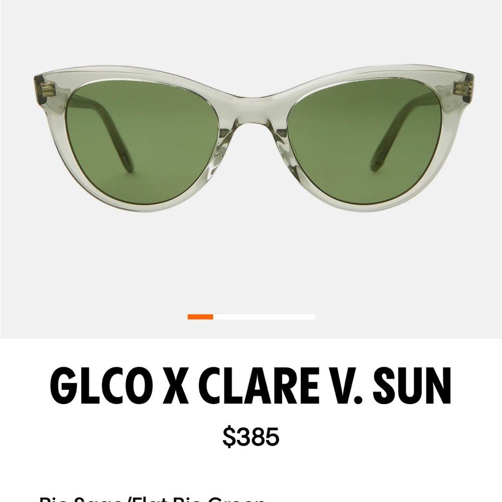 Garrett Leight x Claire Vivier sunglasses! NWT!